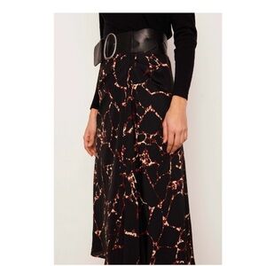 ba&sh Mopera Midi A-Line Skirt for Cocktail